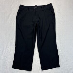 Nike Golf Tour Performance Capri Pants Women's Size 10 Black Dri-Fit